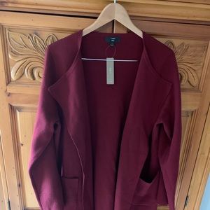 J crew sweater jacket